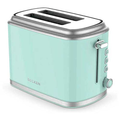 Tostador 2 Ranuras Becken BT8766GR Verde