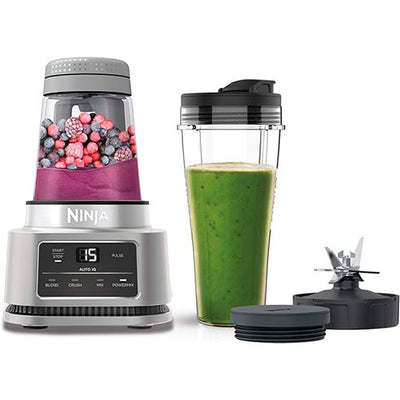 Batidora Vaso 2 en 1 1100W Ninja Foodi Power Nutri CB100EU Vaso 2 en 1 Gris