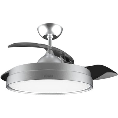 Ventilador de Techo 106CM 40W Cecotec CE05994 Energy Silence 4280 Invisible DC Aspas Retráctiles Luz Mando Inox