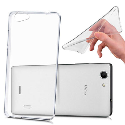 Carcasa silicona Wiko Pulp Fab transparente