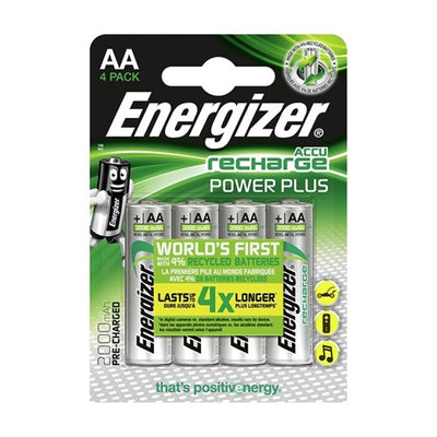 Blister 4 Pilas Recargable HR6 AA Energizer