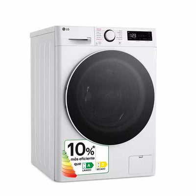 Lavasecadora 10/6kg 1400 RPM LG F4DR6010A0W AI Direct Drive Blanca -10% A/D