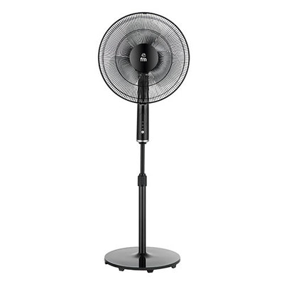 Ventilador de pie 40CM 45W FM P420BLACK con temporizador y mando