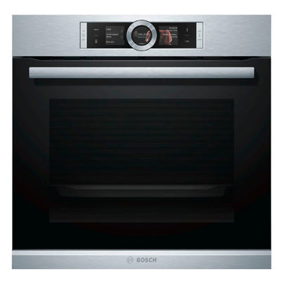 Horno multifunción 60cm 71L Bosch HBG6764S1 pirolítico A+ negro inox