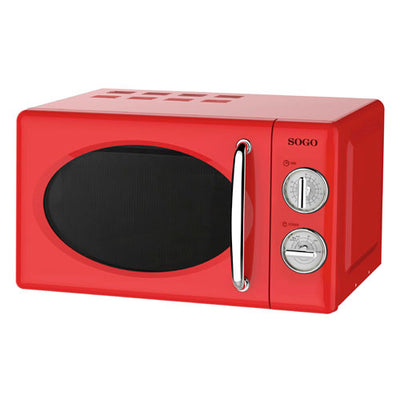Microondas 20L 700W Sogo HORSS890R Retro Grill Rojo