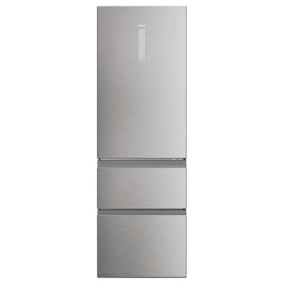 Frigorífico Combi 185x60 3D TotalNoFrost Haier HTW5618CNMG Inox Clase C