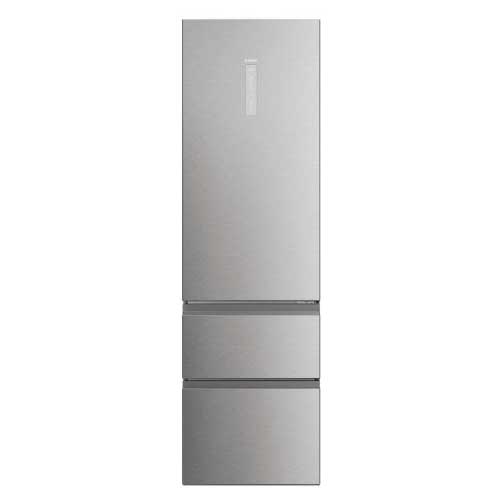 Frigorífico Combi 185X59,5 No Frost Haier HTW5618ENMG 3D Wifi My Zone Inox Clase E