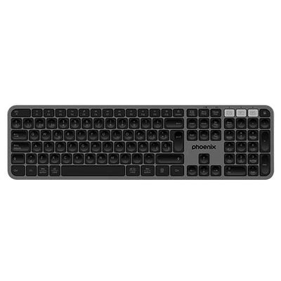 Teclado Inalámbrico Phoenix K300 Bluetooth Dual 2.4 Ghz Negro