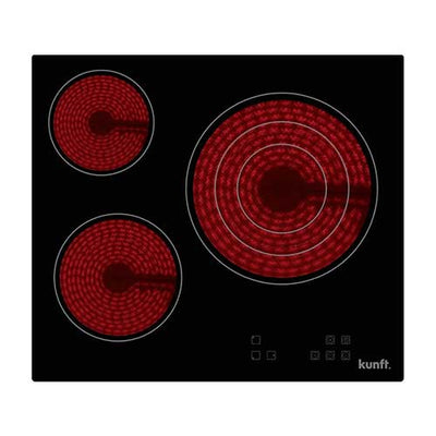 Vitrocerámica 3 Zonas 59cm Kunft KCH9076B 1Z-30CM