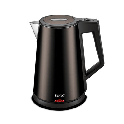 Hervidor de agua 1.7L 1830W Sogo KETSS7705 Negro