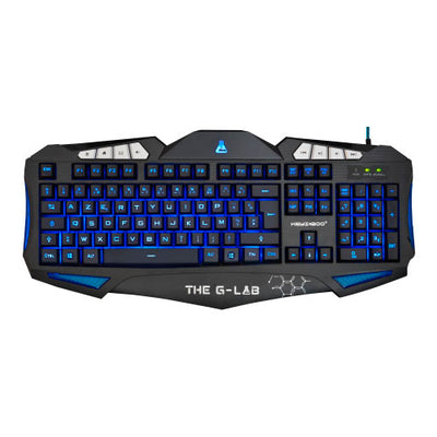 Teclado iluminado multimedia The G-LAB KEYZ200NSP