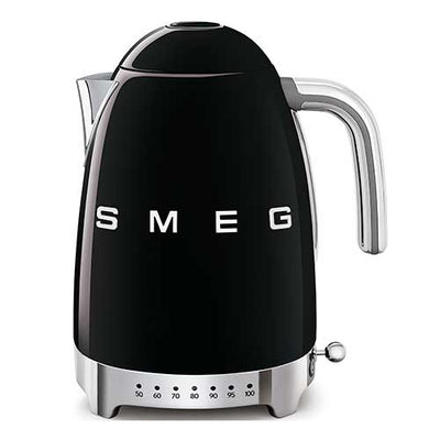 Hervidor 1.7L 2400W Smeg KLF04BLEU 50's Style Negro