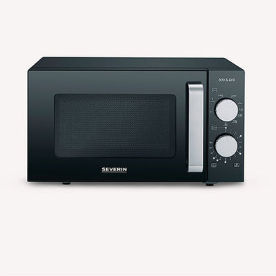 Microondas 20L 800w Severin MW7762 Cerámico Grill Negro