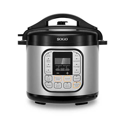 Olla A Presión Electrica 6L Sogo SS10605 Inox