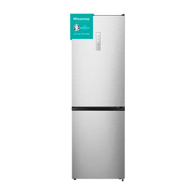 Frigorífico Combi 186X60 TotalNoFrost Hisense RB390N4CCD Inox Clase D