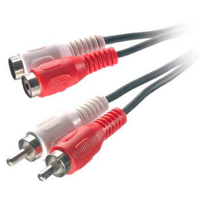Cable 2 RCA Macho-Hembra 5 metros Vivanco VV19319