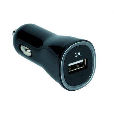 Cargador USB Para Coche 1a Negro