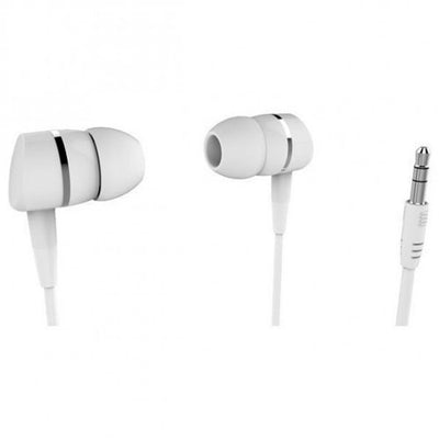 Auricular Botón con cable Vivanco solid sound Blanco