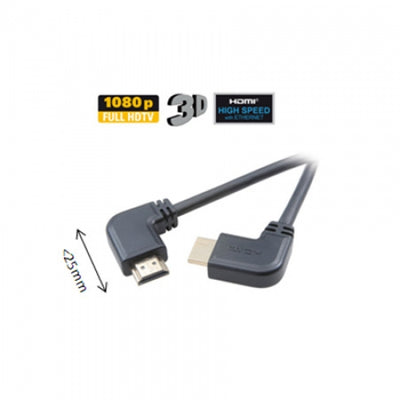 Cable Hdmi Alta Velocidad Acodado 1,5m
