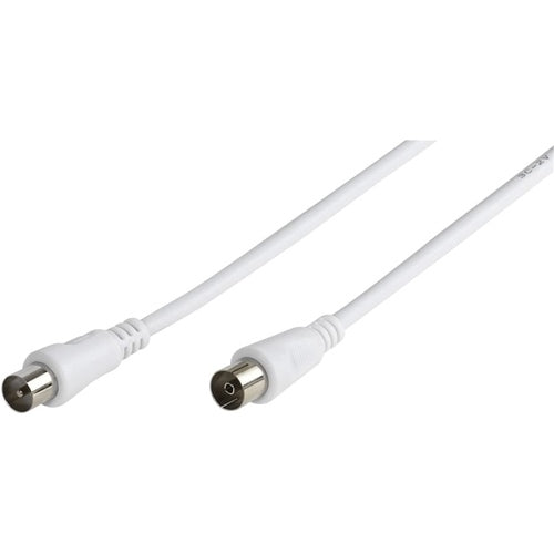 Cable de Antena TV 15 metros 75db Vivanco VV43905 Blanco