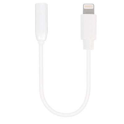 Adaptador de Audo Lightning 3,5mm 0,10m Blanco