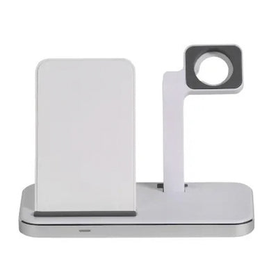 Cargador Soporte Vivanco Inalambrico QI Movil+Reloj 10w