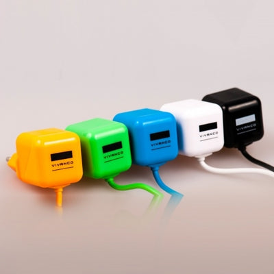 Cargador de casa VIVANCO Con Cable 0.90m