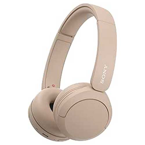 Auriculares Diadema Bluetooth Sony WHCH520C Beige