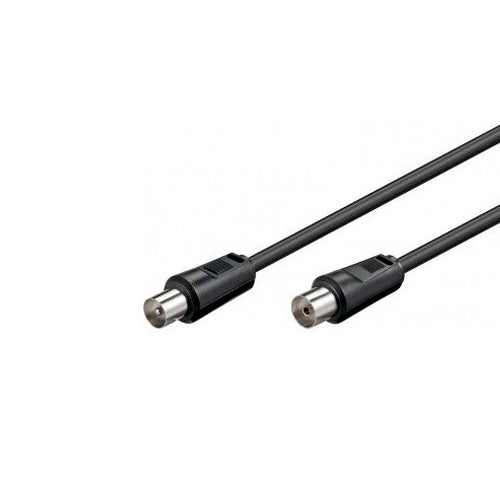 Cable de antena 2,5m Wirboo negro/blanco